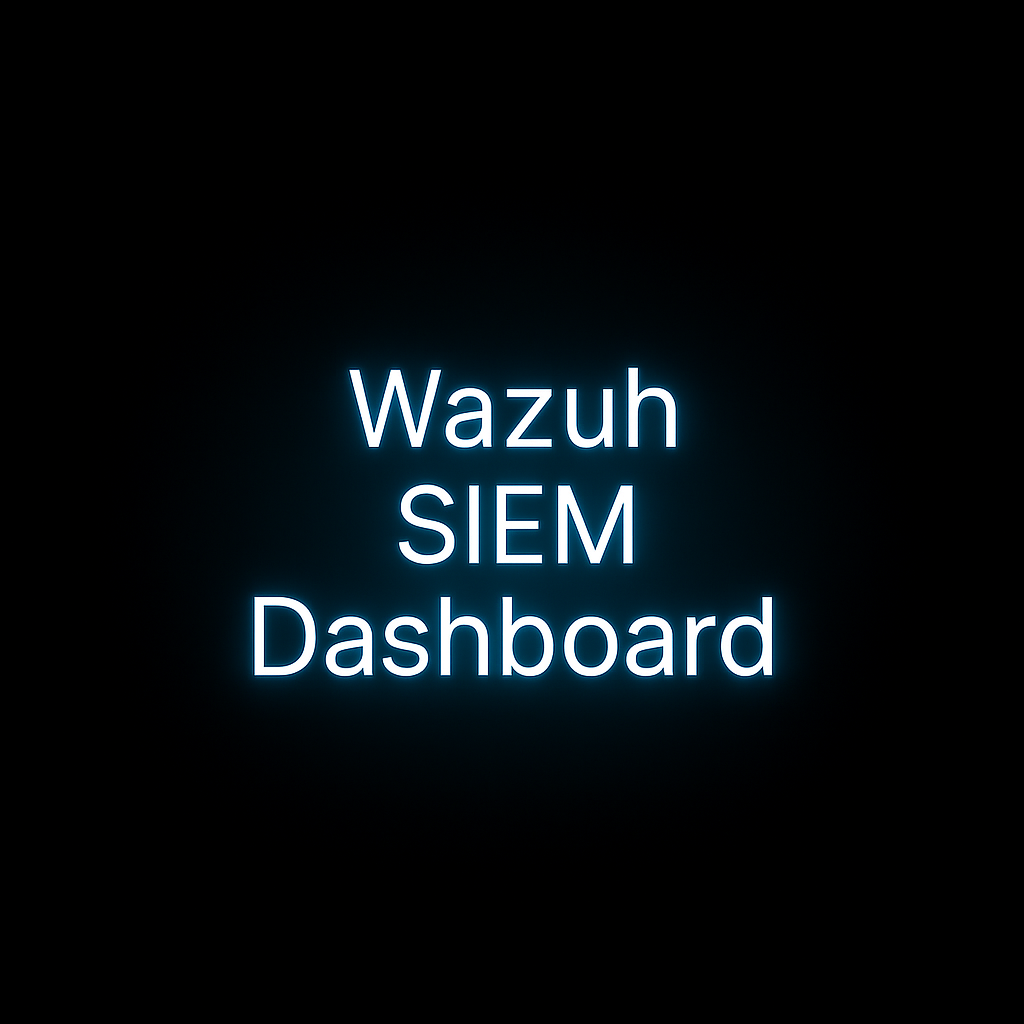 Wazuh SIEM Dashboard